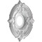 Ekena Millwork Attica Thermoformed PVC Ceiling Medallion Fits Canopies up to 5-in., Aged Dark Steel CMP13ATCST - alternate 3